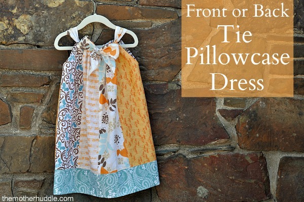 tie pillowcase dress tutorial