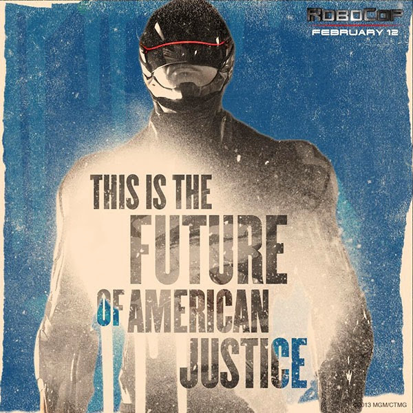 Új RoboCop poszter és az amerikai igazságszolgáltatás jövője