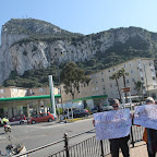 Welkomstcommitee op Gibraltar