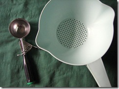 antique-shopping ice cream scoop and strainer antique-shopping ice cream scoop and strainer