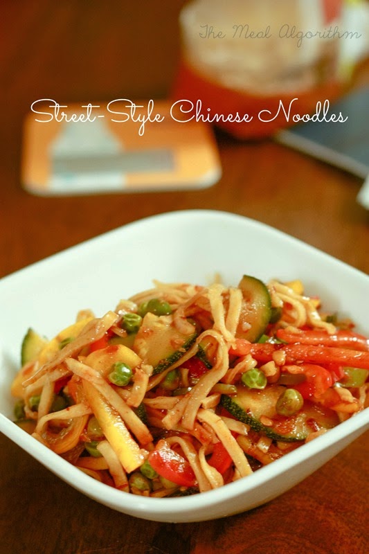 How to make slightly-healthy street-style Chinese noodles