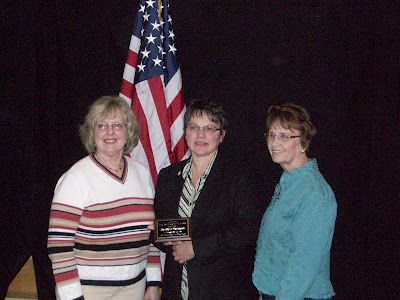 Tree Committee member Linda Varney, Mayor Sandra Johnson, Tree Committee Member Marde McConnell Tree Committee member Linda Varney, Mayor Sandra Johnson, Tree Committee Member Marde McConnell