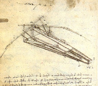 leonardo flying machine design