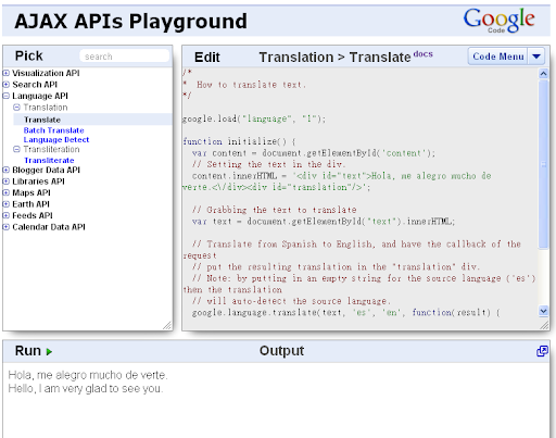 ajax google apis ajax google apis