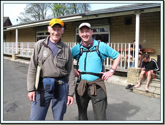 Martin and Richard after the 26 mile hike