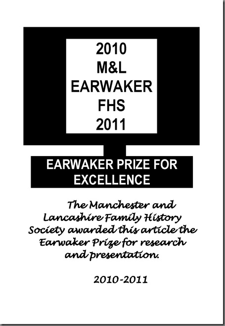 Earwaker Prize