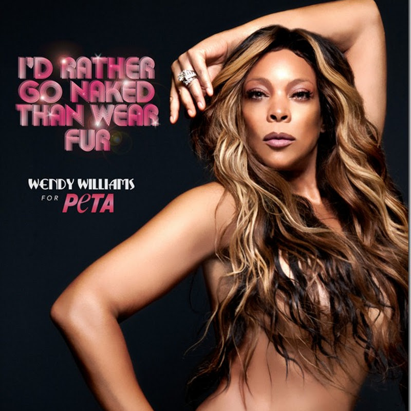 Wendy Williams Loses Her Clothes in Support for PETA [2 Photos]