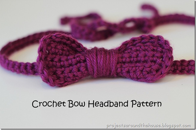 Crochet Bow Headband Pattern Crochet Bow Headband Pattern