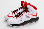 nike lebron 10 gr miami heat home 5 03 Release Reminder: Nike LeBron X MIAMI HEAT Home