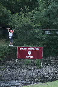 The ever-popular rope bridge.