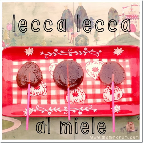Lecca lecca al miele Lecca lecca al miele