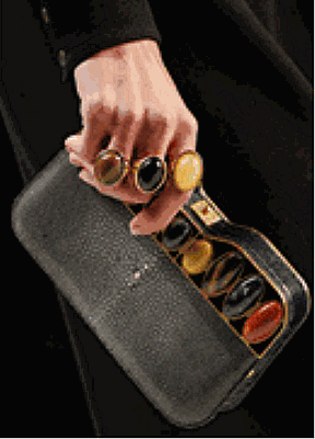 FENDI Fall Winter 2011 Chamelon Clutch