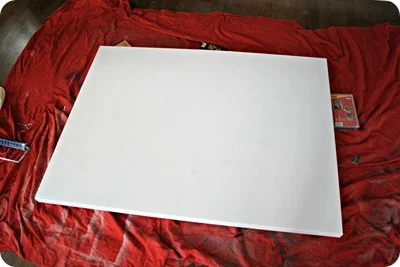 priming canvas