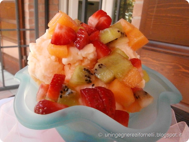 gelato melone senza panna gelatiera frutta yogurt sorbetto gelato melone senza panna gelatiera frutta yogurt sorbetto