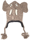 Fleece-lined Wool Hat Art No. 6311 Elephant