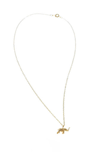Jennifer Elizabeth's Baby Elephant Necklaces cost just $37 and are available in three stunning metals.