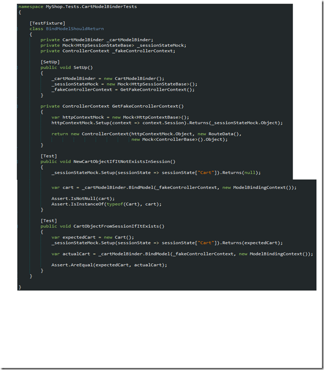 CartModelBinderTests CartModelBinderTests