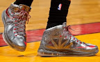 King James Introduces new LeBron X PEs in Indiana. Colorway #23. lebron james nba 130310 mia vs ind 18 King James Introduces new LeBron X PEs in Indiana. Colorway #23.