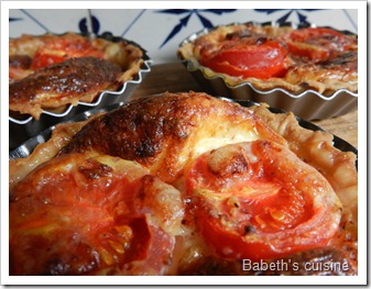 tartelettes comté tomate graines moutarde