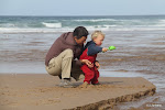 Spelen op het strand