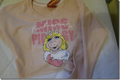 Miss Piggy fashionista cropped jumper