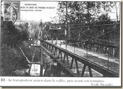 Transporteur aérien dans la vallée Transporteur aérien dans la vallée