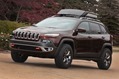 â€śThe JeepÂ® Cherokee Trail Carver is for trail addicts seeking a vehicle with the capabilities to handle the rugged off-road, while projecting a unique, customized and luxurious look on the streets. It is one of 20 Mopar-modified vehicles that are headed to the 2013 SEMA show in Las Vegas in November.â€ť