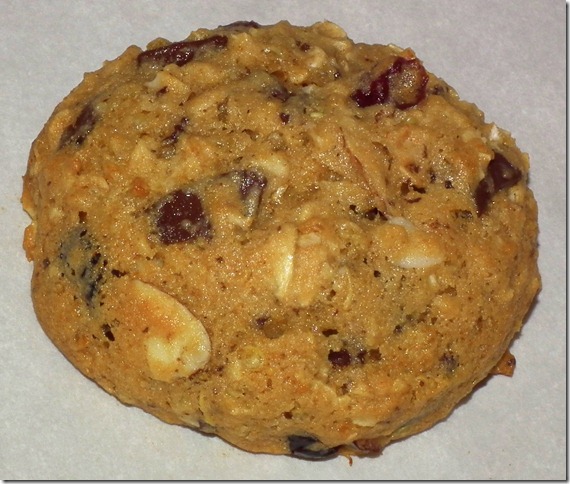 Almond Cranberry Quinoa Oatmeal Cookies 1-4-12