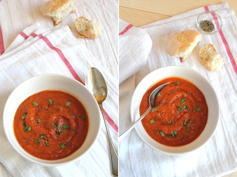 zuppa di pomodoro e finocchi