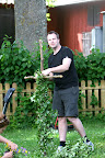 Älsklingen med midsommarstången :-)