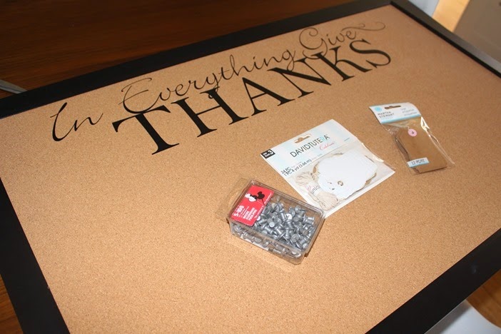 DIY Thanksgiving “Gratitude Board” 