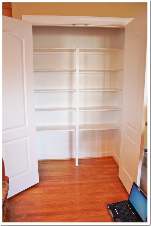 Easiest Pantry Or Closet Shelving Ana White