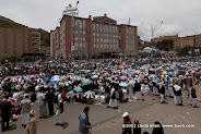 Friday prayer on 60 Meter Rd, Sana'a, Yemen جمعة الوفاء لأبين  في شارع الستين بصنعاء