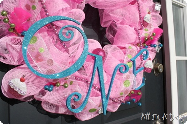 first birthday wreath first birthday wreath