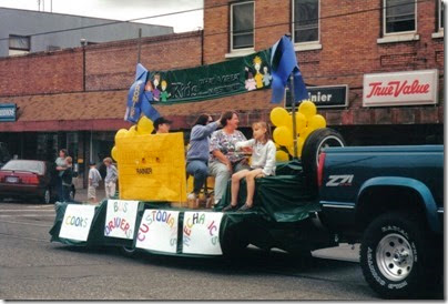 21 Rainier School District Employees Float in the Rainier Days in the Park Parade on July 8, 2000