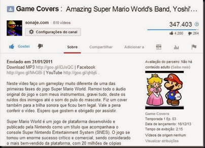 Descrição de vídeo - YouTube Descrição de vídeo - YouTube