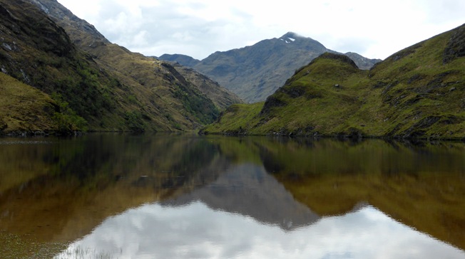 LOCHAN NAM BREAC, LOOKING WEST LOCHAN NAM BREAC, LOOKING WEST