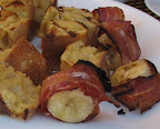grilled french toast and bacon-wrapped bananas...now _that's_ camping.