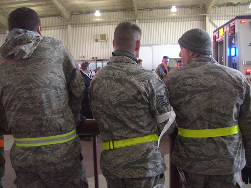 Military personnel from across the country participated in the drill, including all branches of the military. (Photo credit: Jennifer Moore)