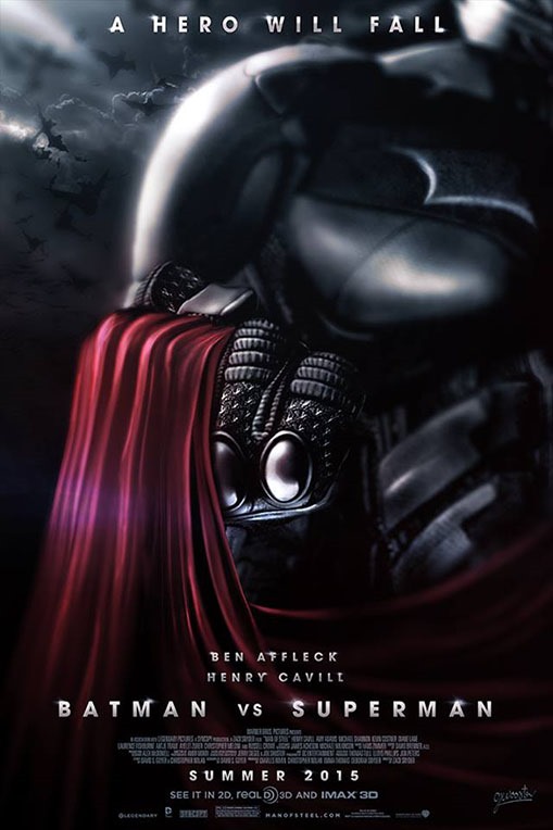Batman vs. Superman fan-made poszter 01 Batman vs. Superman fan-made poszter 01