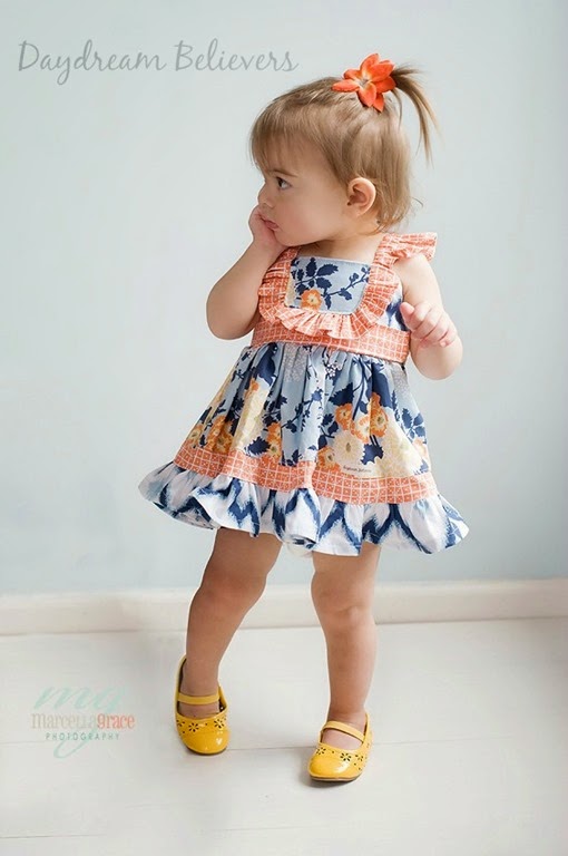 Vintage inspired babydoll party dress handmade by daydream believers designs