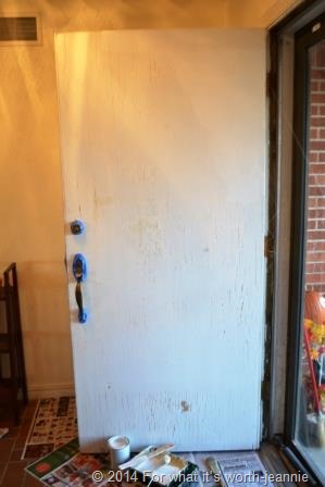 door needs paint door needs paint