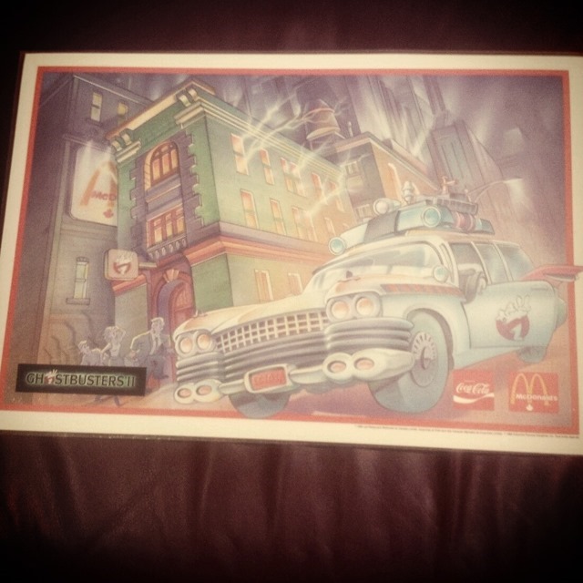 Ghostbusters McDonald's Place Mat