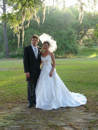 A snapshot of the newlyweds!