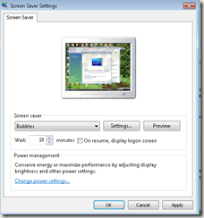 screen saver choices screen screen-saver-settings-screen