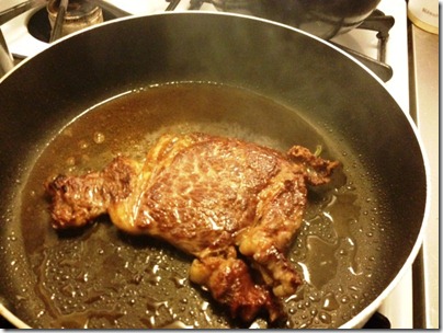 cooked steak