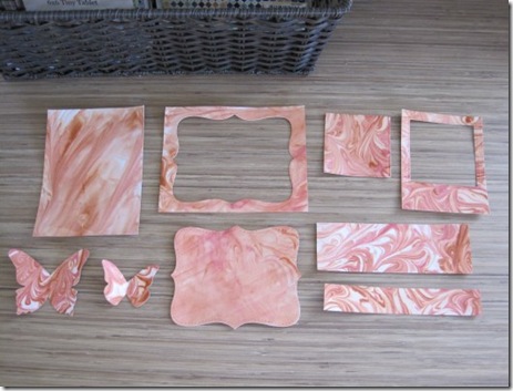 die cut pieces die cut pieces