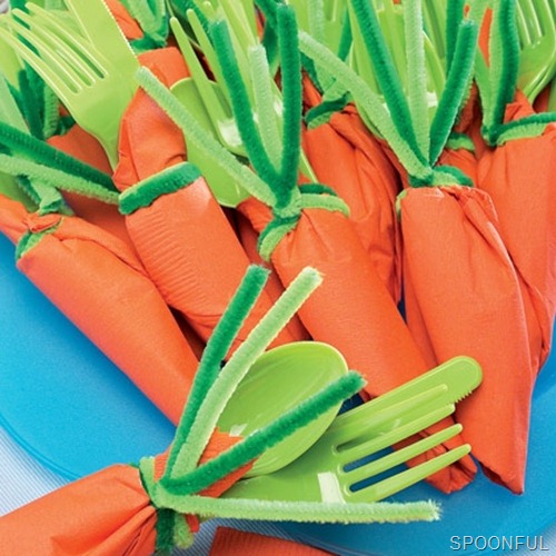 Carrot napkins