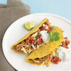 Slow-Cooker Chili Chicken Tacos