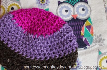 colorblock purple hat colorblock purple hat